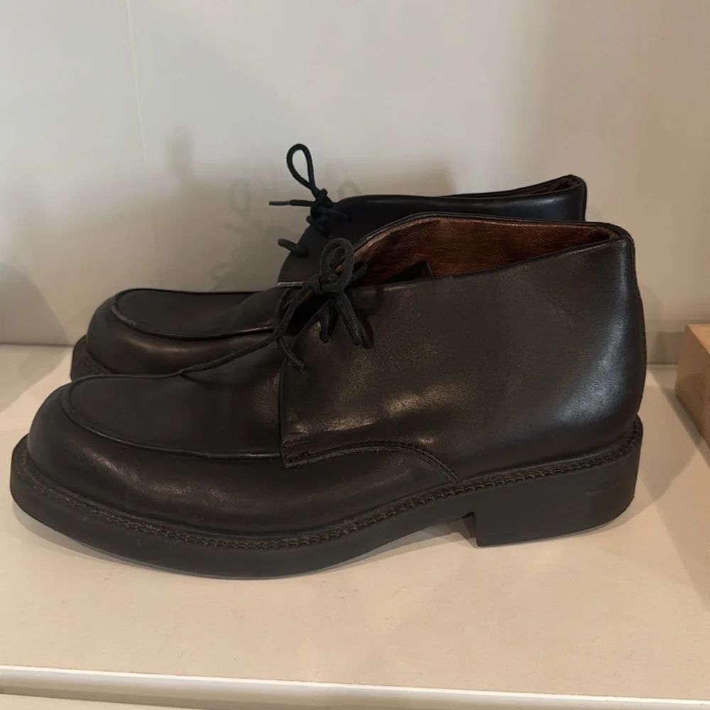 BANANA REPUBLIC- Classic Black Leather Men's Shoes‎